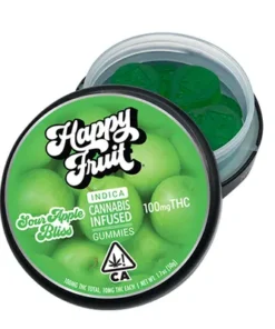 Buy Happy Fruit (Gummies) – 100MG Sour Apple Bliss Online in the US